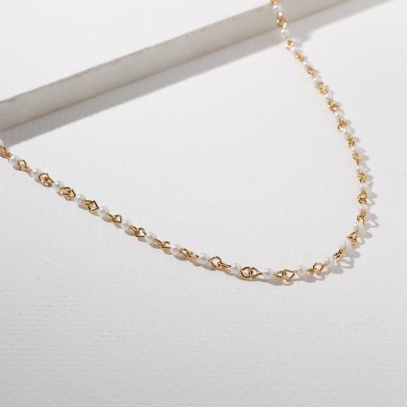 New Vanessa Mooney THE RHAPSODY CHAIN pearl - Picture 3 of 3